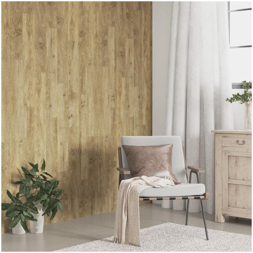 Pannelli Da Parete Effetto Legno Marrone Pvc 2,06 M - Foto 8