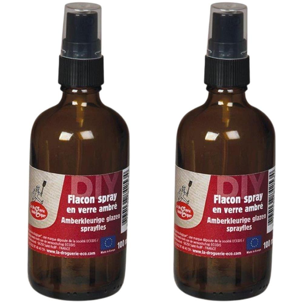 2 Flaconi Spray In Vetro Ambrato Da 100 Ml - Foto 1
