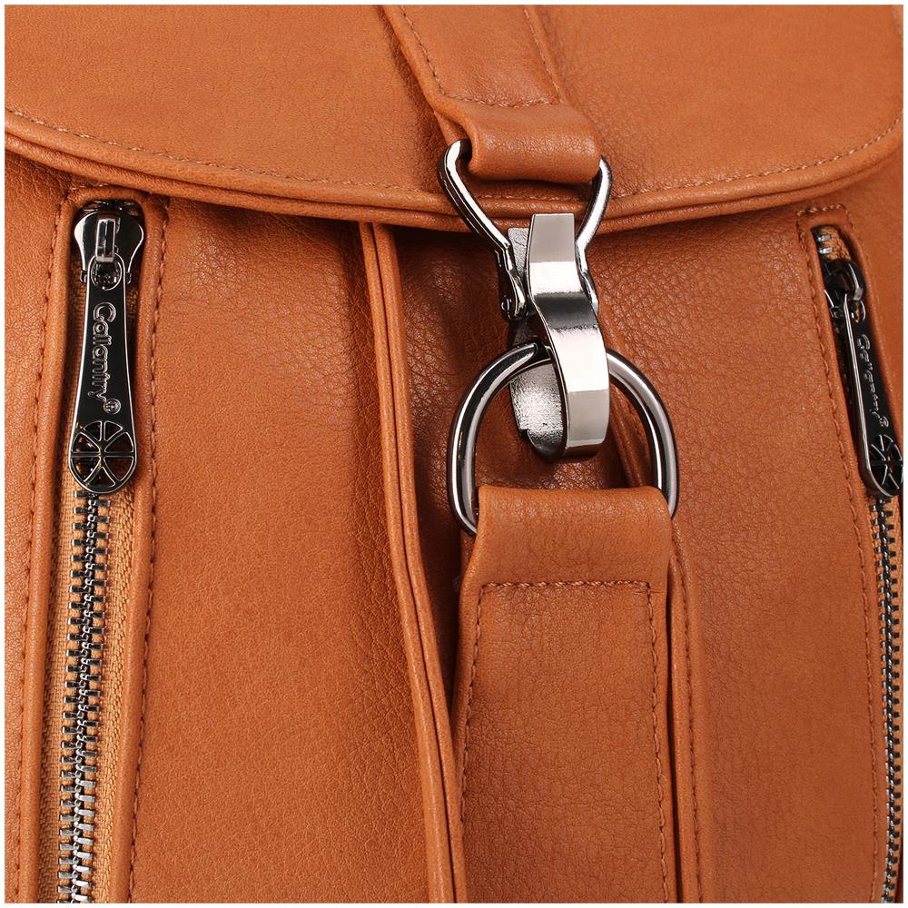 Zaino Da Donna In Similpelle, Marrone - Foto 5