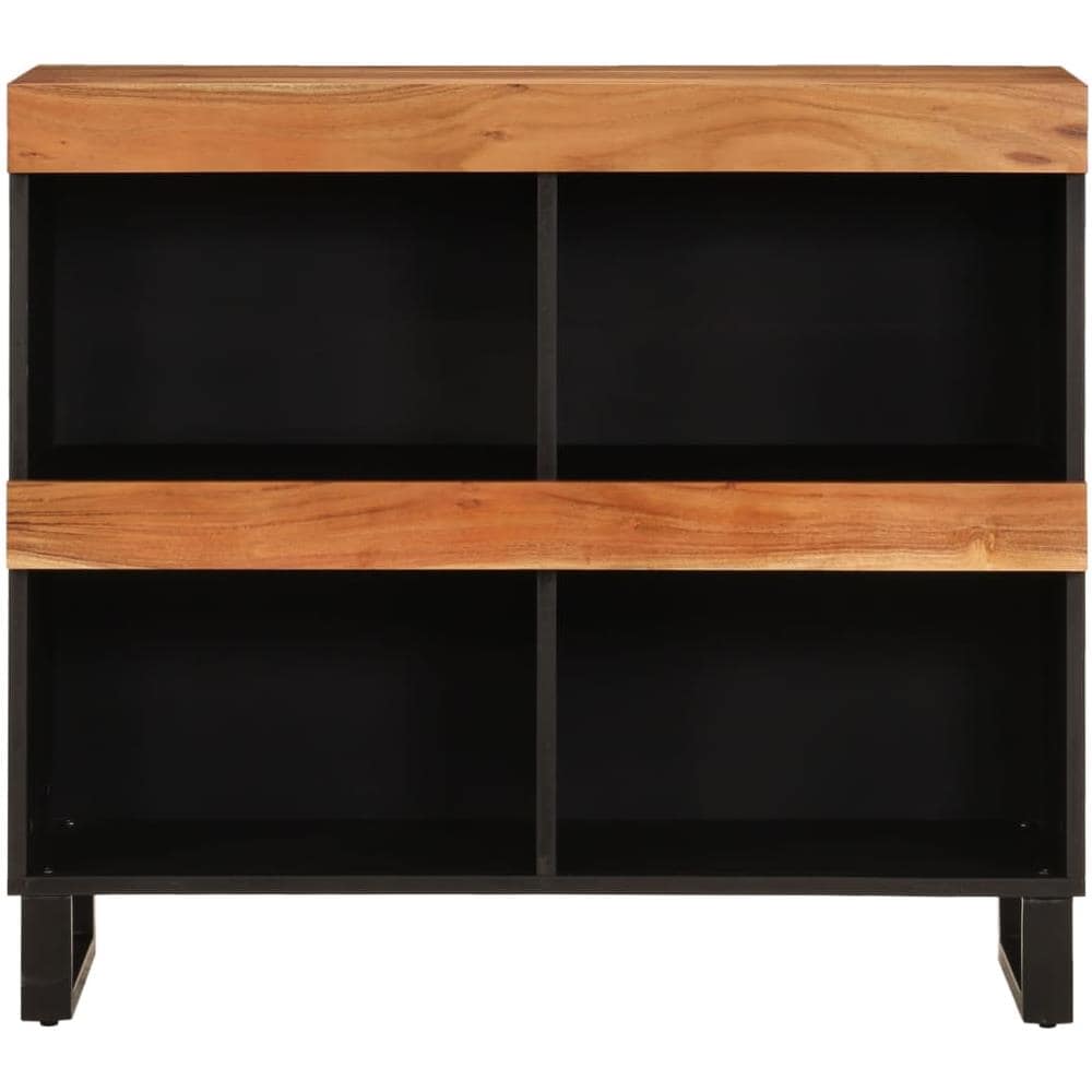 Credenza 85x33x75 Cm In Legno Massello Di Acacia - Foto 3