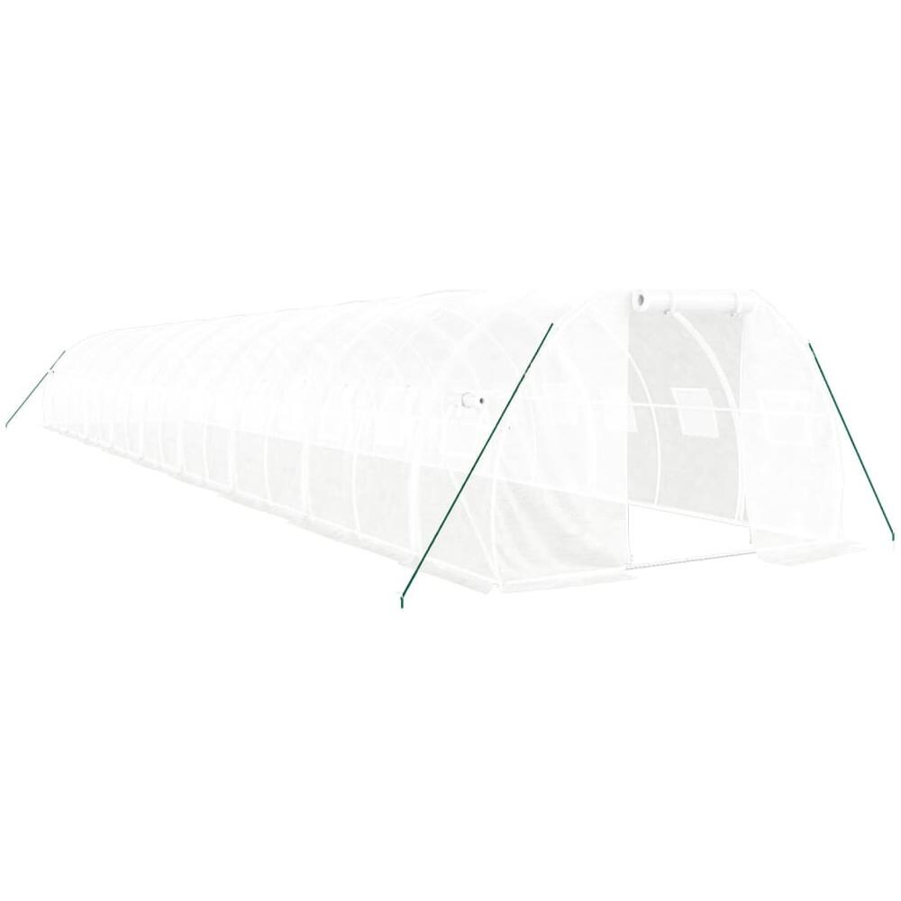 Serra Con Telaio In Acciaio Bianco 54 M 18x3x2 M - Foto 2