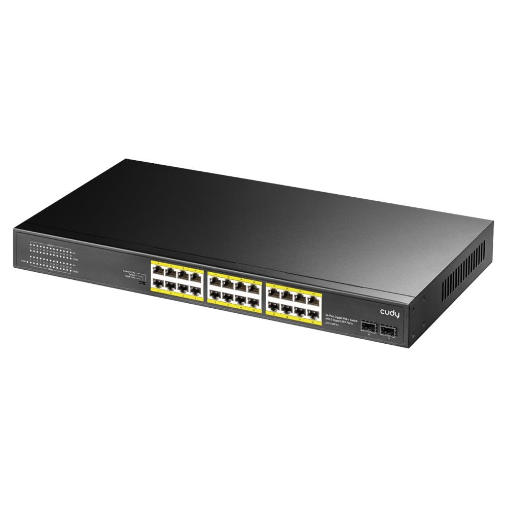 GS1028PS2 switch di rete Gigabit Ethernet (10/100/1000) Supporto Power over Ethernet (PoE) Nero - Foto 3