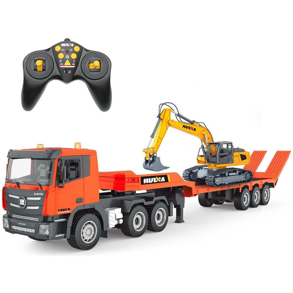Camion gru telecomandato con escavatore 1:18 - Foto 2