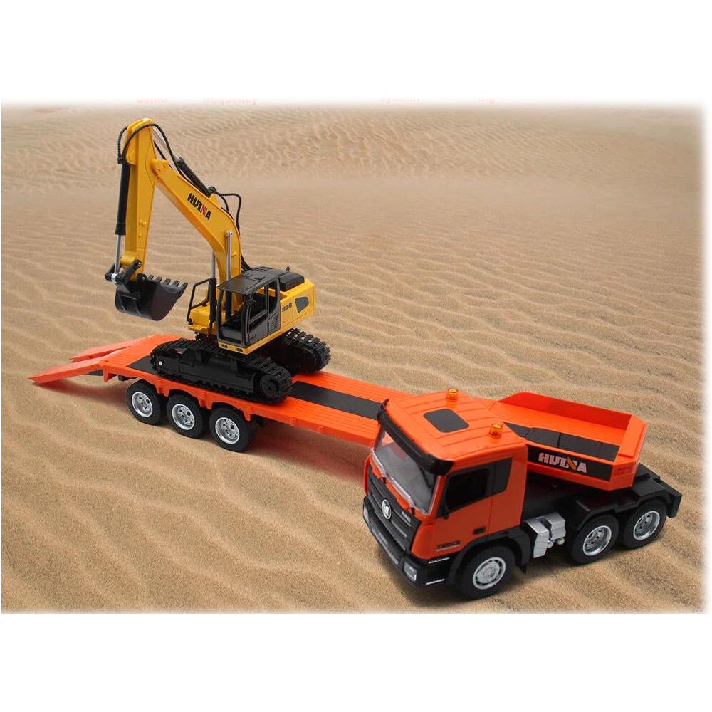 Camion gru telecomandato con escavatore 1:18 - Foto 4