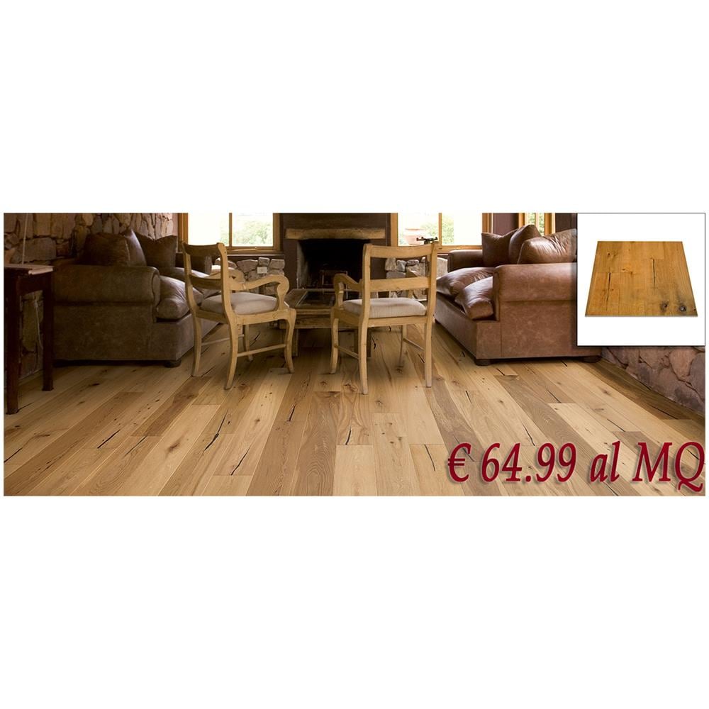 Lotto Stock Maxilistone 50mq Rovere Spazzolato Oliato, Serie Quercia Selvatica - Foto 1