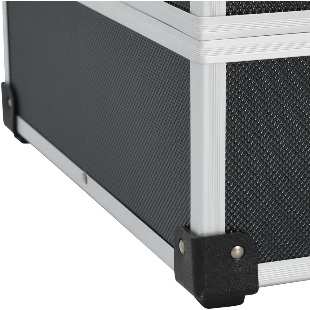 Valigetta Per Attrezzi 46x33x16 Cm Nera In Alluminio - Foto 8
