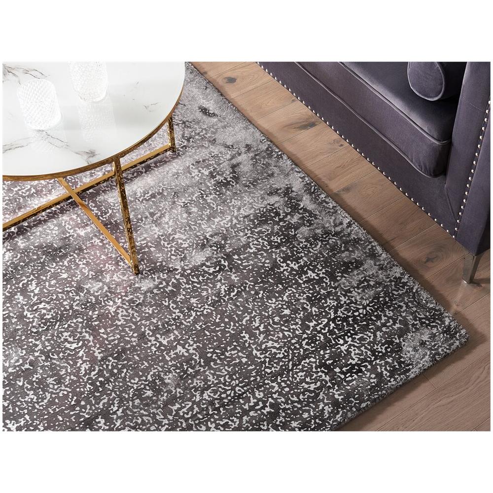 Tappeto A Pelo Corto Grigio Scuro / argento 140 X 200 Cm Esel - Foto 2