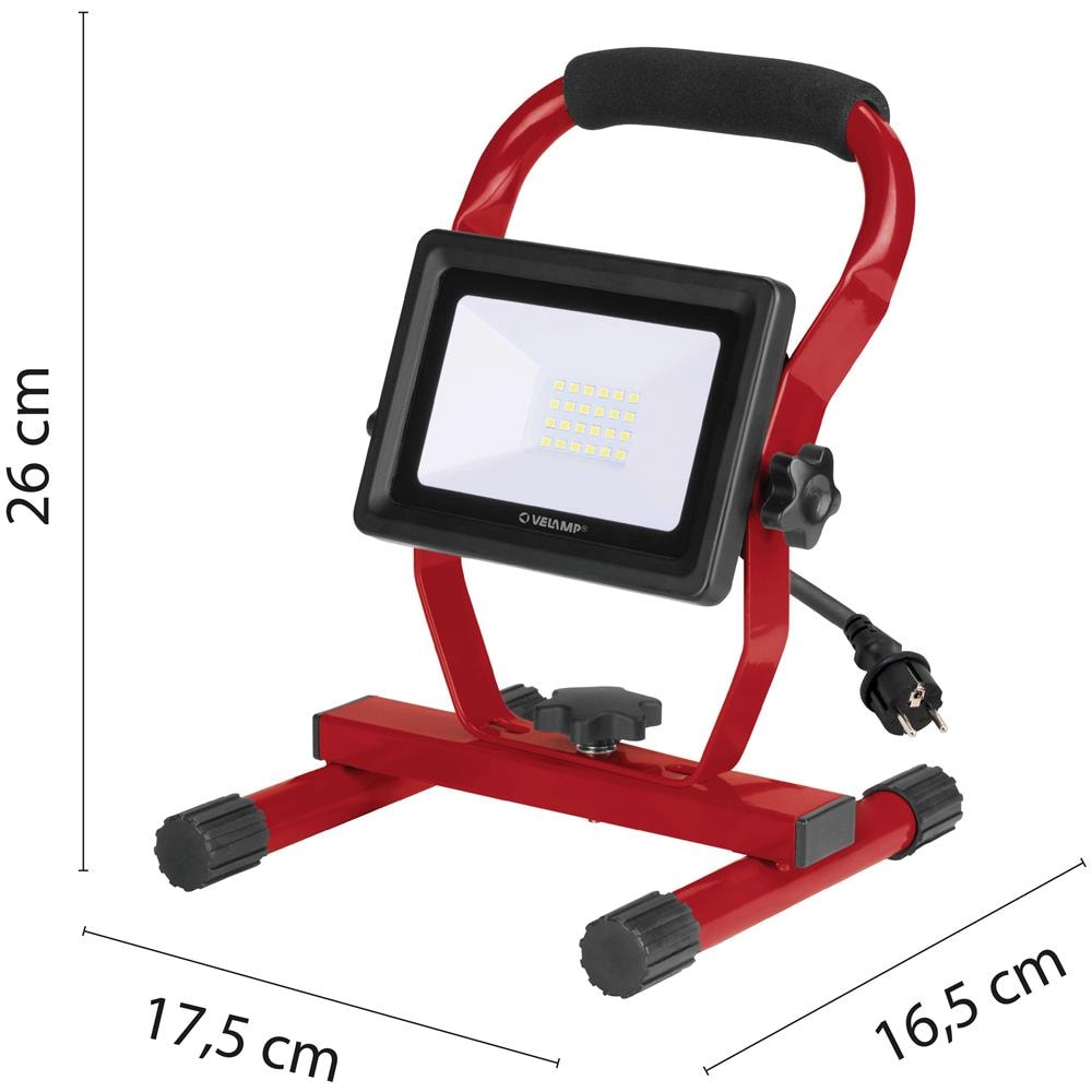 Faretto Led Smd 20w Ip65 Con Staffa E Cavo 1,5mt - Foto 2