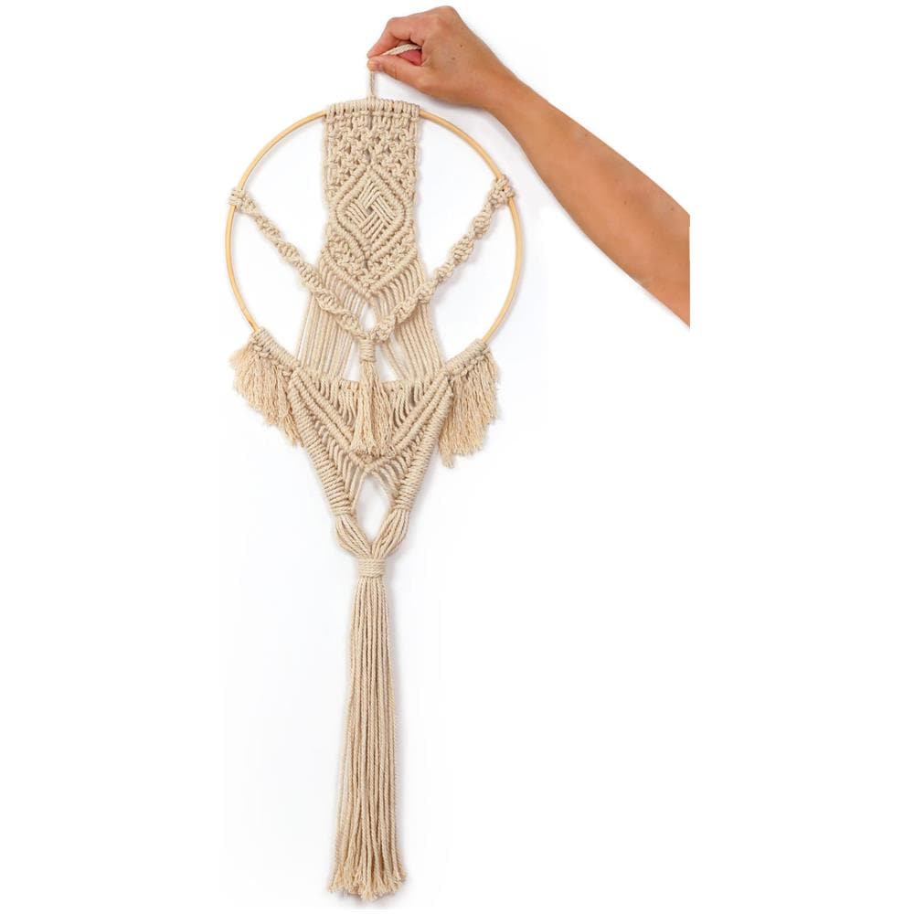 Graines Creatives - Kit Sospensione In Macramé Con Cerchio - Foto 1