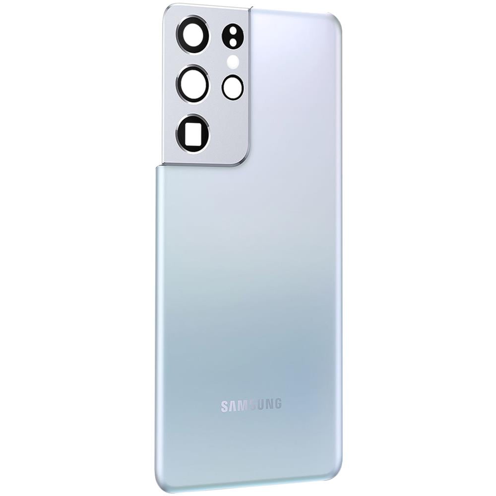 Copribatteria / Facciata Posteriore Galaxy S21 Ultra, Argento - Foto 2