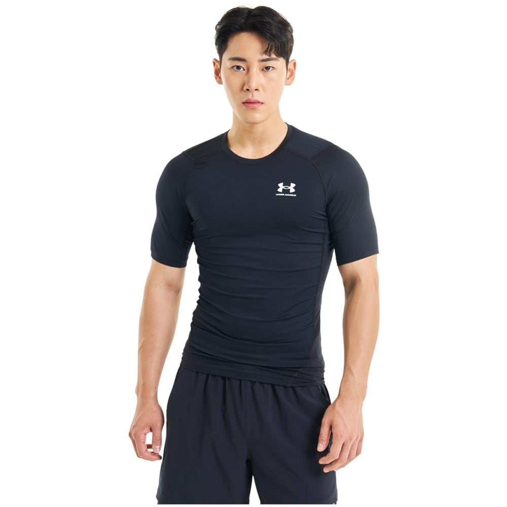 Heatgear Armour Short Sleeve, Uomo, Nero, T-shirt A Compressione, Numero: L Eu - Foto 8
