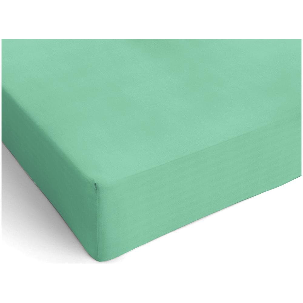 Lenzuolo Sotto Con Angoli In Microfibra - Una Piazza E Mezza 110/120 X 190/200 X 25 Cm - Verdino - Foto 1