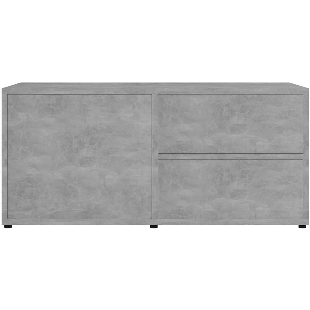 Mobile Porta TV Grigio Cemento 80x34x36 cm Legno Multistrato - Foto 2