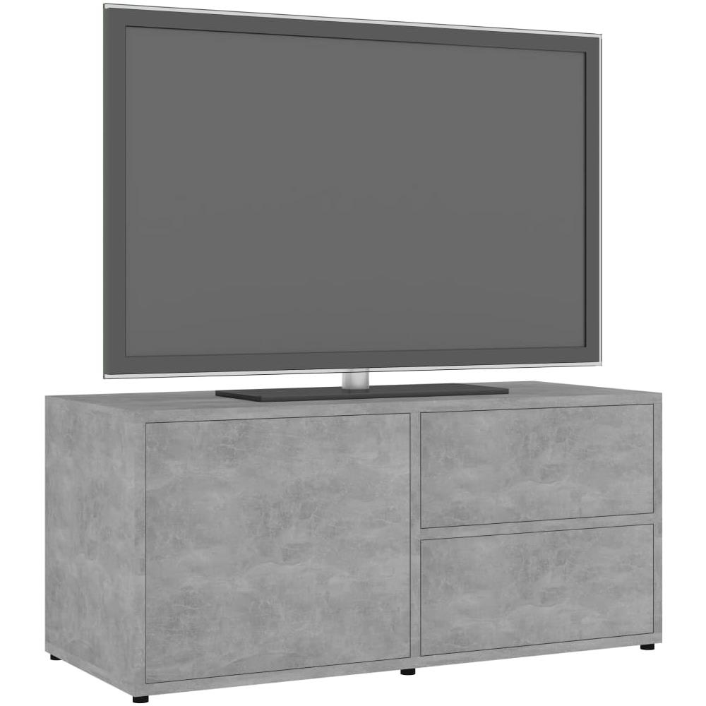 Mobile Porta TV Grigio Cemento 80x34x36 cm Legno Multistrato - Foto 9