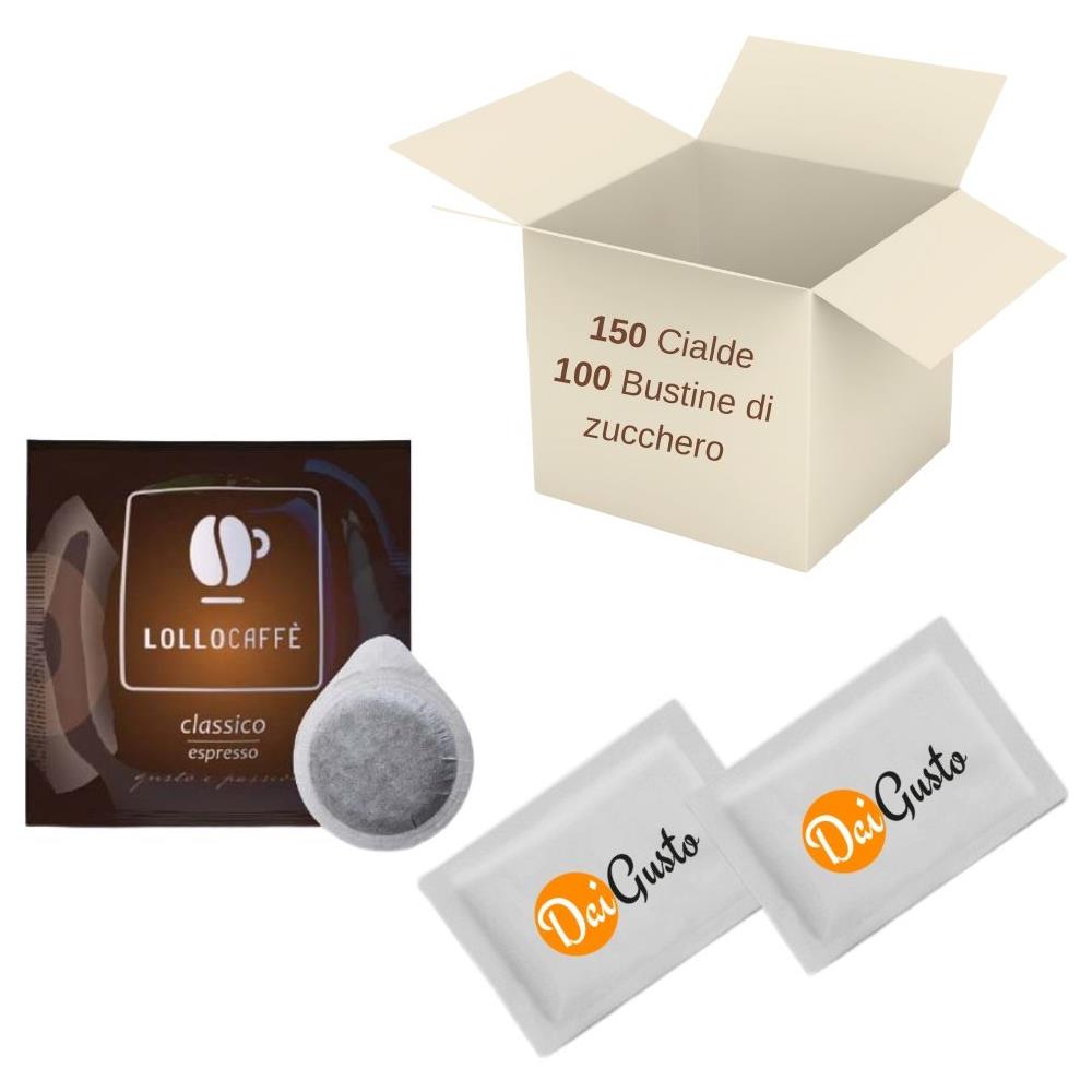 150 Cialde Lollo Caffe' Con 100 Bustine Di Zucchero - Foto 1