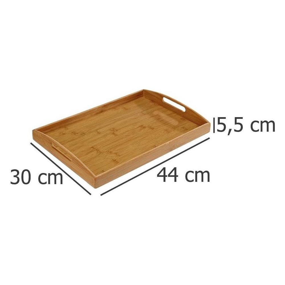 Bamboo Vassoio Colazione, Bambù, - Foto 3