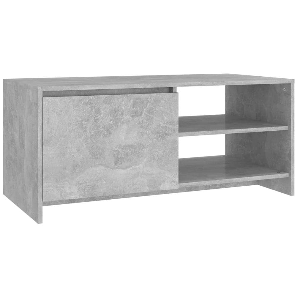 Tavolino Salotto Grigio Cemento 102x50x45 Cm Legno Multistrato - Foto 2