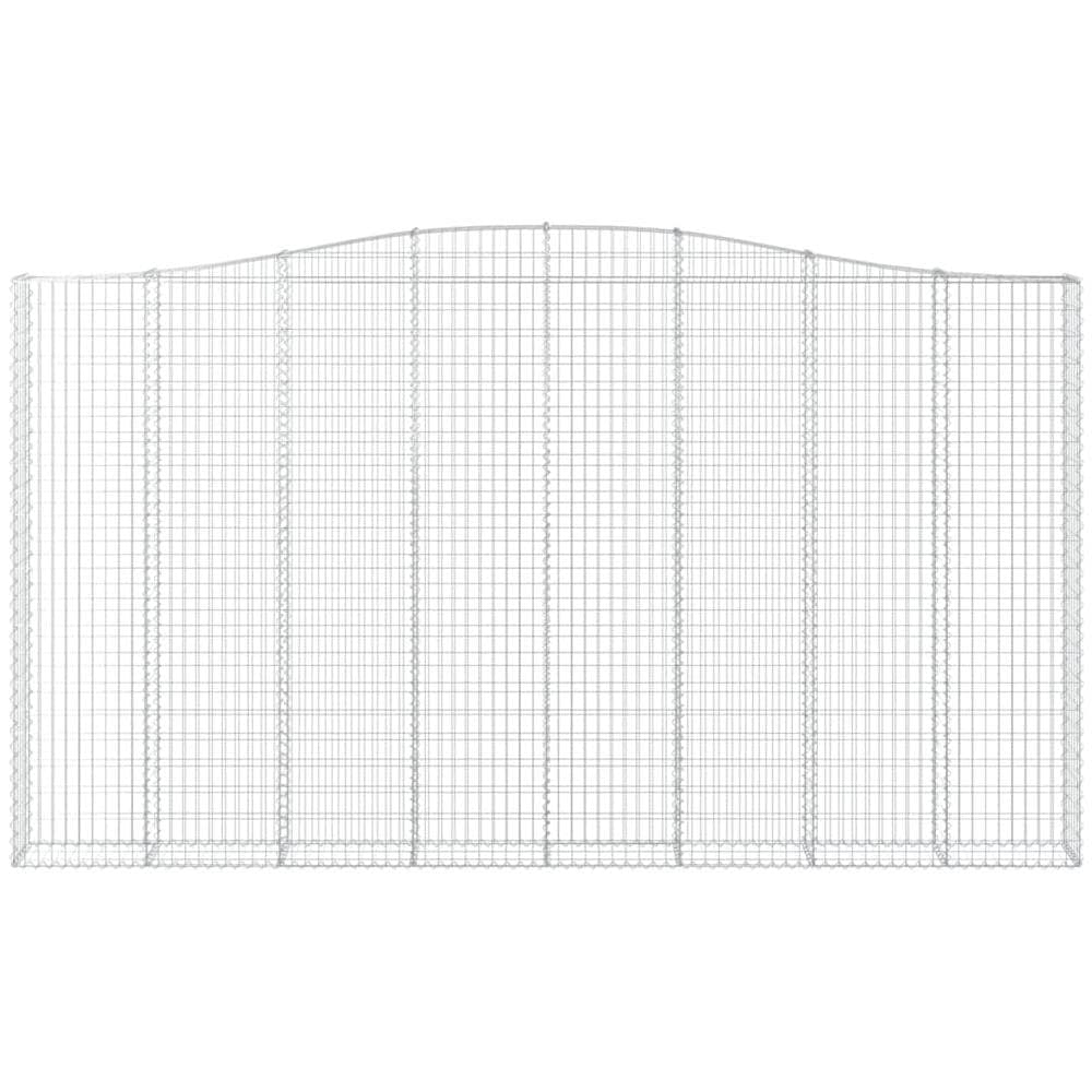 Cesto Gabbione Ad Arco 400x30x220/240 Cm Ferro Zincato - Foto 3