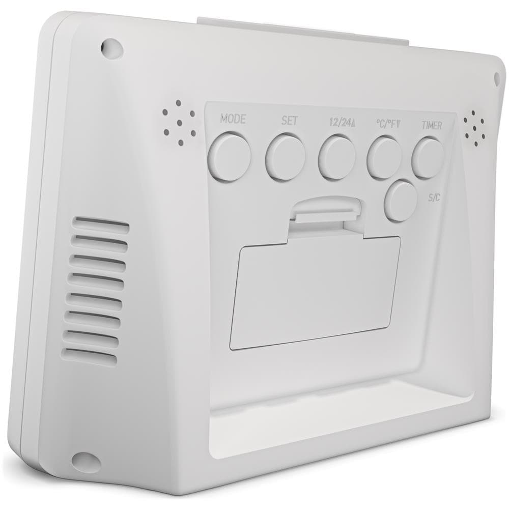 25738 Sveglia al Quarzo Bianco - Foto 5