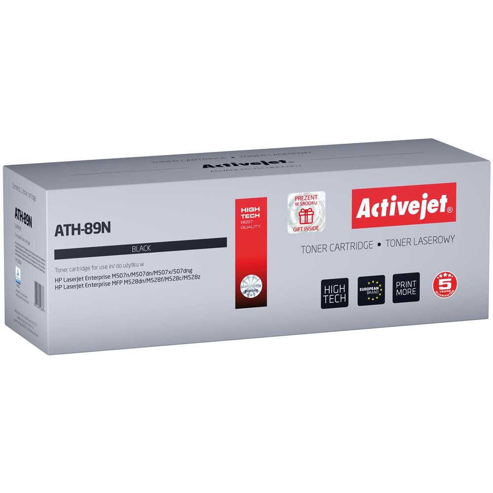 ATH-89N toner per stampanti HP; Sostituzione HP CF289A; Supremo; 5000 pagine; nero - con chip - Foto 1