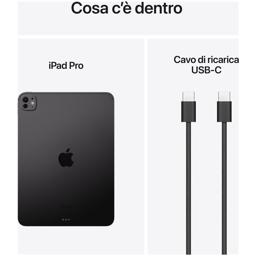 iPad Pro M4 (2024 7th Gen) 1TB 11" Wi-Fi Nano-texture Glass Nero Siderale - Foto 5