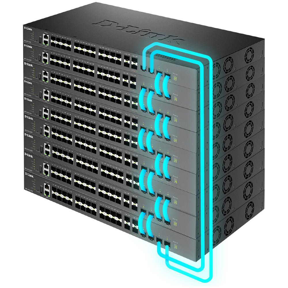 Switch di Rete DXS-3410-32SY Gestito L3 28 Slot Modulo SFP+ Colore Nero - Foto 6