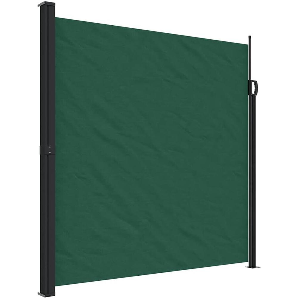 Tenda da Sole Laterale Retrattile Verde Scuro 200x600 cm - Foto 1
