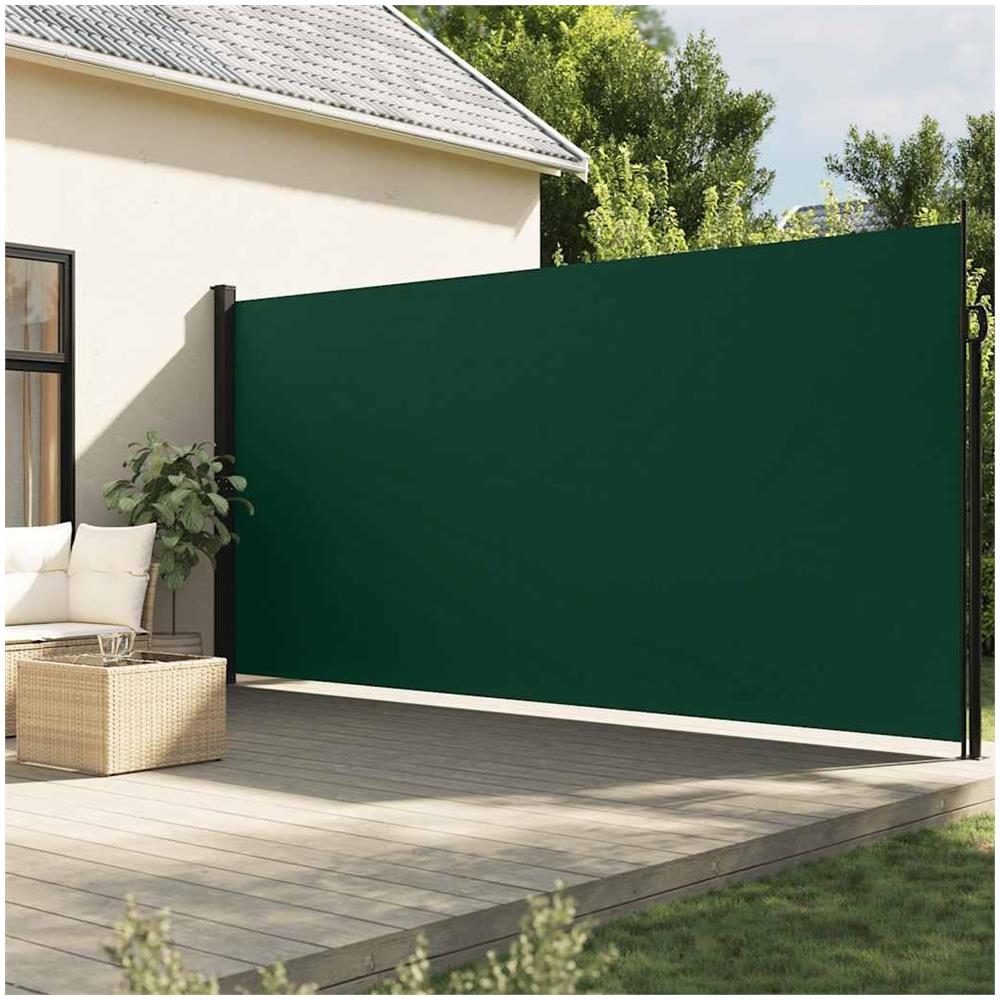 Tenda da Sole Laterale Retrattile Verde Scuro 200x600 cm - Foto 2