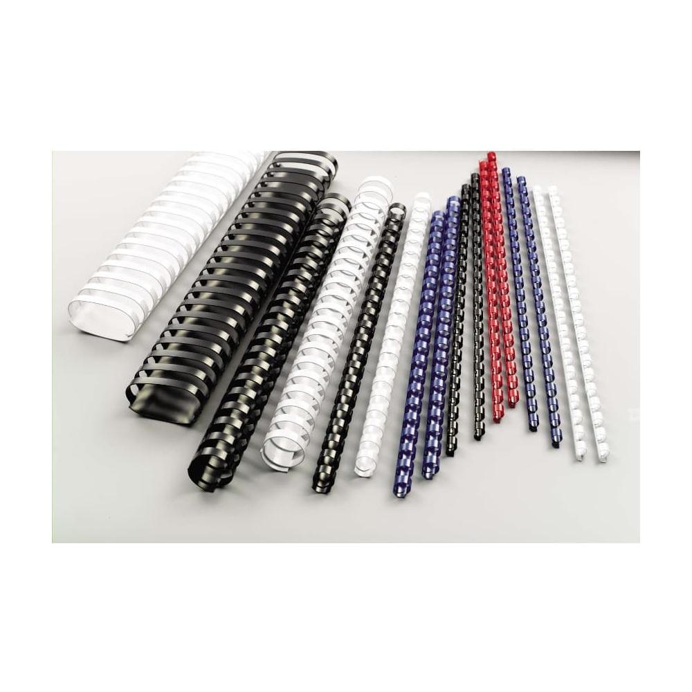 scatola 100 dorsi spirale 12mm nero 21 anelli - Foto 2