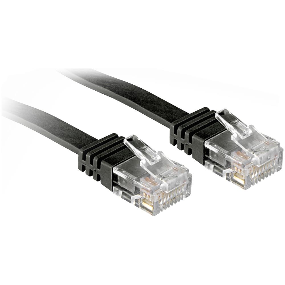 Cavo di Rete Flat U / UTP Cat6 Nero 0.3m - Foto 5