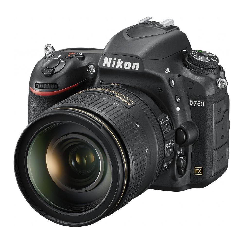 D750 Nero 24-120 mm + SD 8GB Sensore CMOS 24Mpx Display 3'' Filmati Full HD Wi-Fi  - Foto 1