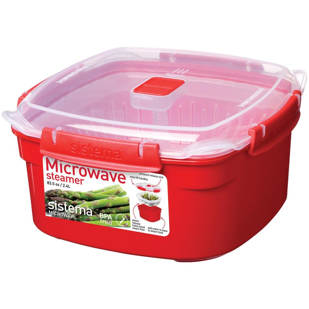 Cuocivapore Pp Microwave Quadrata Lt. 2,4 - Foto 2