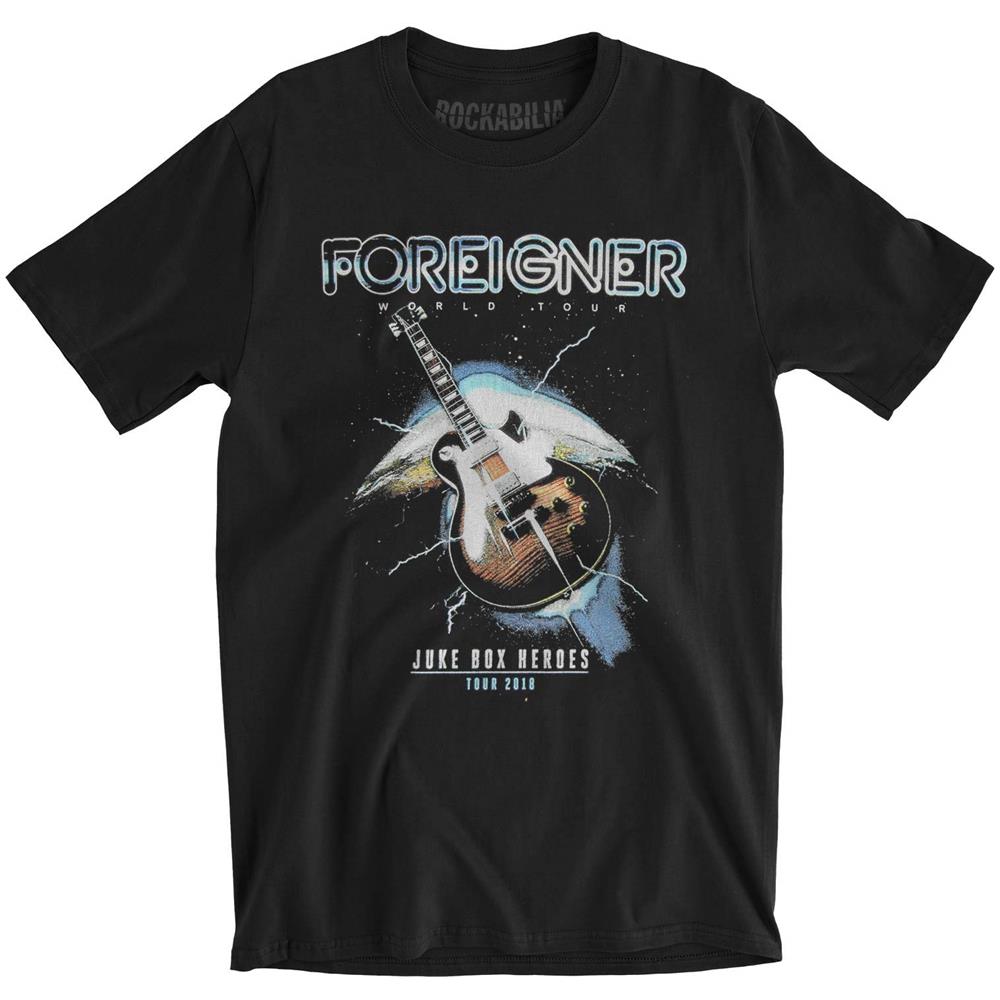 Foreigner - Juke Box Heroes (T-Shirt Unisex Tg. M)  - Foto 1