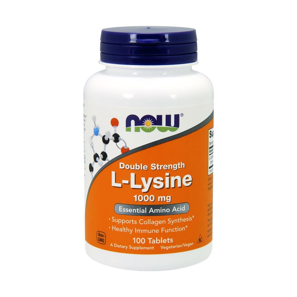 L-lysine Double Strenght 1000mg 100 Tablets - Lisina - Foto 1