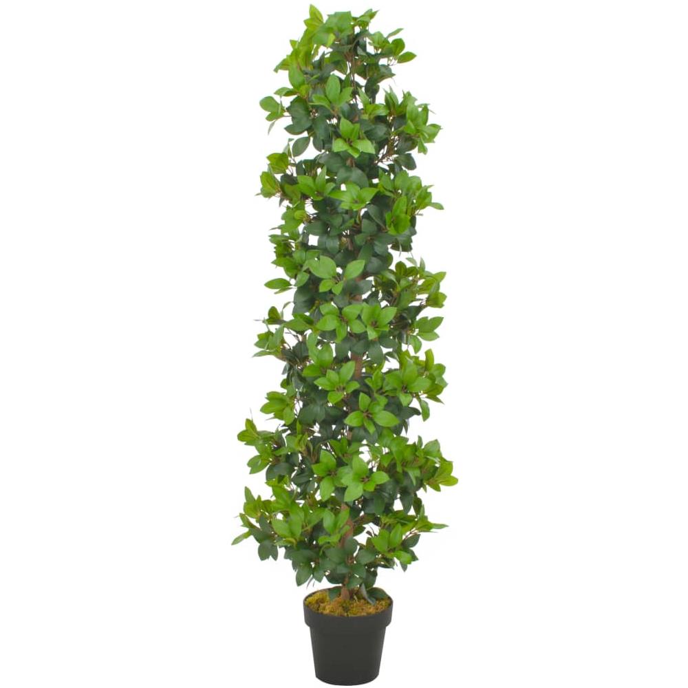 Albero Di Alloro Artificiale Con Vaso Verde 150 Cm - Foto 1