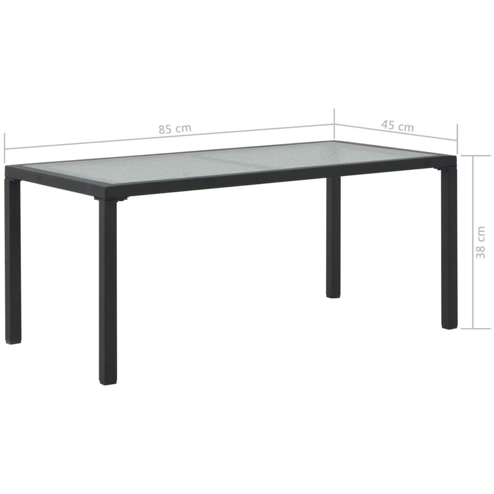 Set Divani Da Giardino 3 Pz Con Cuscini In Polyrattan Grigio - Foto 15