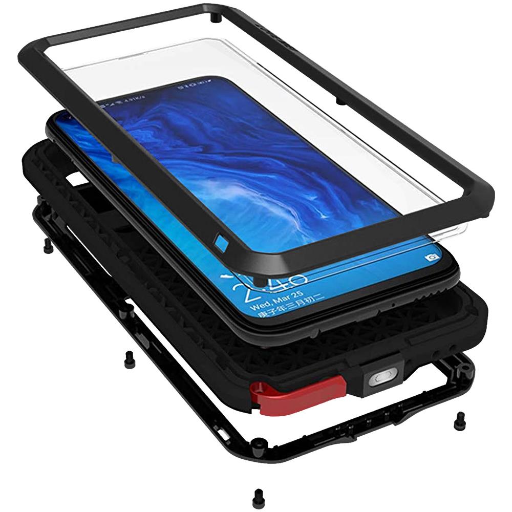 Cover Waterproof Huawei P40 Lite Vetro Temperato Powerful Nero - Foto 1