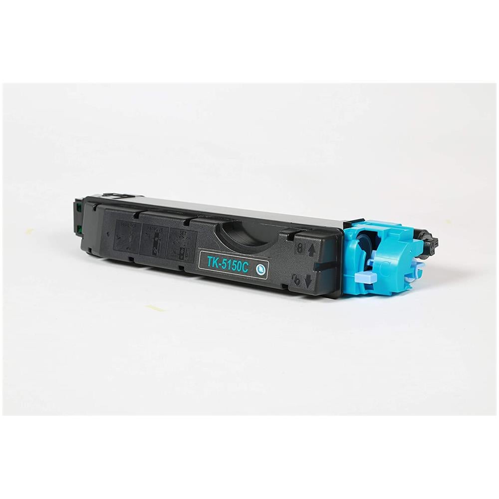 TONER COMPATIBILE - Kyocera Tk-5150c Ciano 1t02nscnl0 Per Ecosys M6035cidn, Ecosys M6535cidn, Ecosys P6035cdn Fornito Di Intelligent Chip Capacità 10000 Copie Made In Italy - Foto 2
