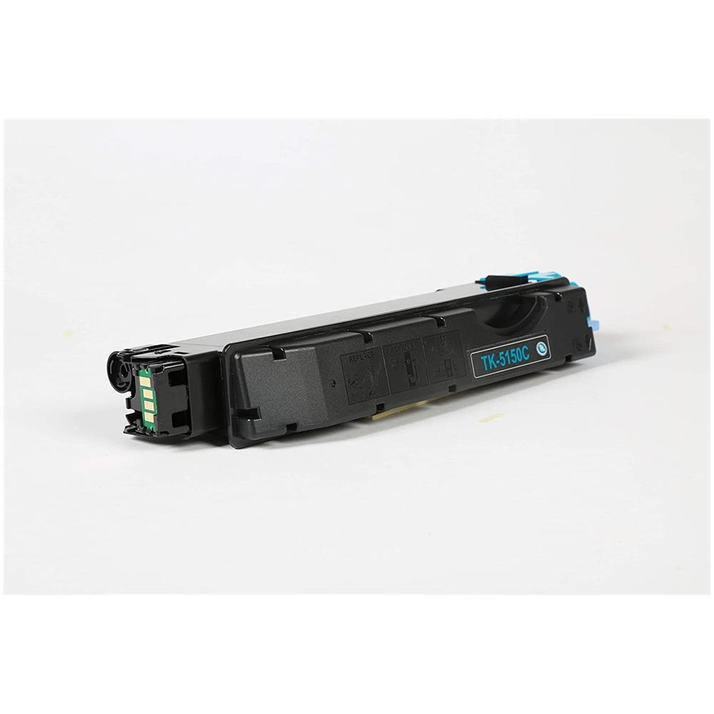 TONER COMPATIBILE - Kyocera Tk-5150c Ciano 1t02nscnl0 Per Ecosys M6035cidn, Ecosys M6535cidn, Ecosys P6035cdn Fornito Di Intelligent Chip Capacità 10000 Copie Made In Italy - Foto 5