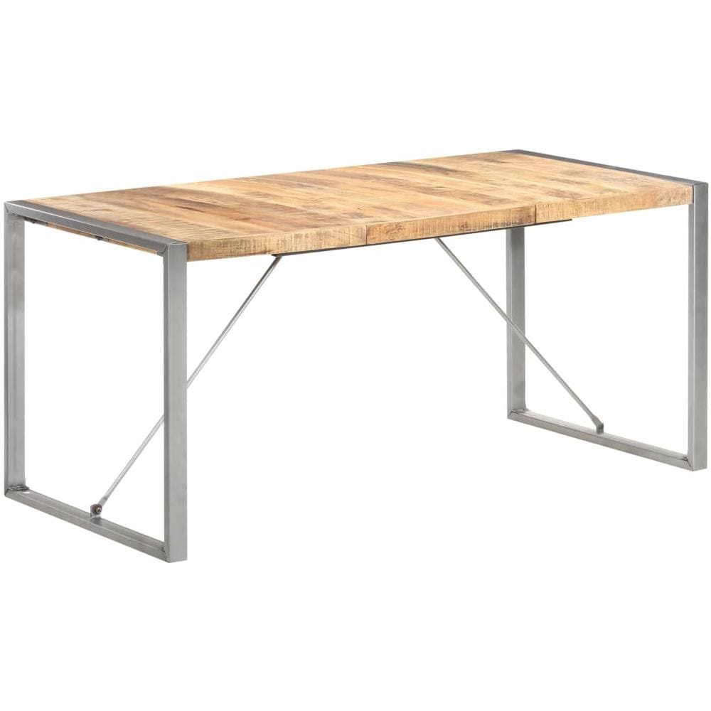 Tavolo da Pranzo 160x80x75 cm in Legno Massello di Mango - Foto 1