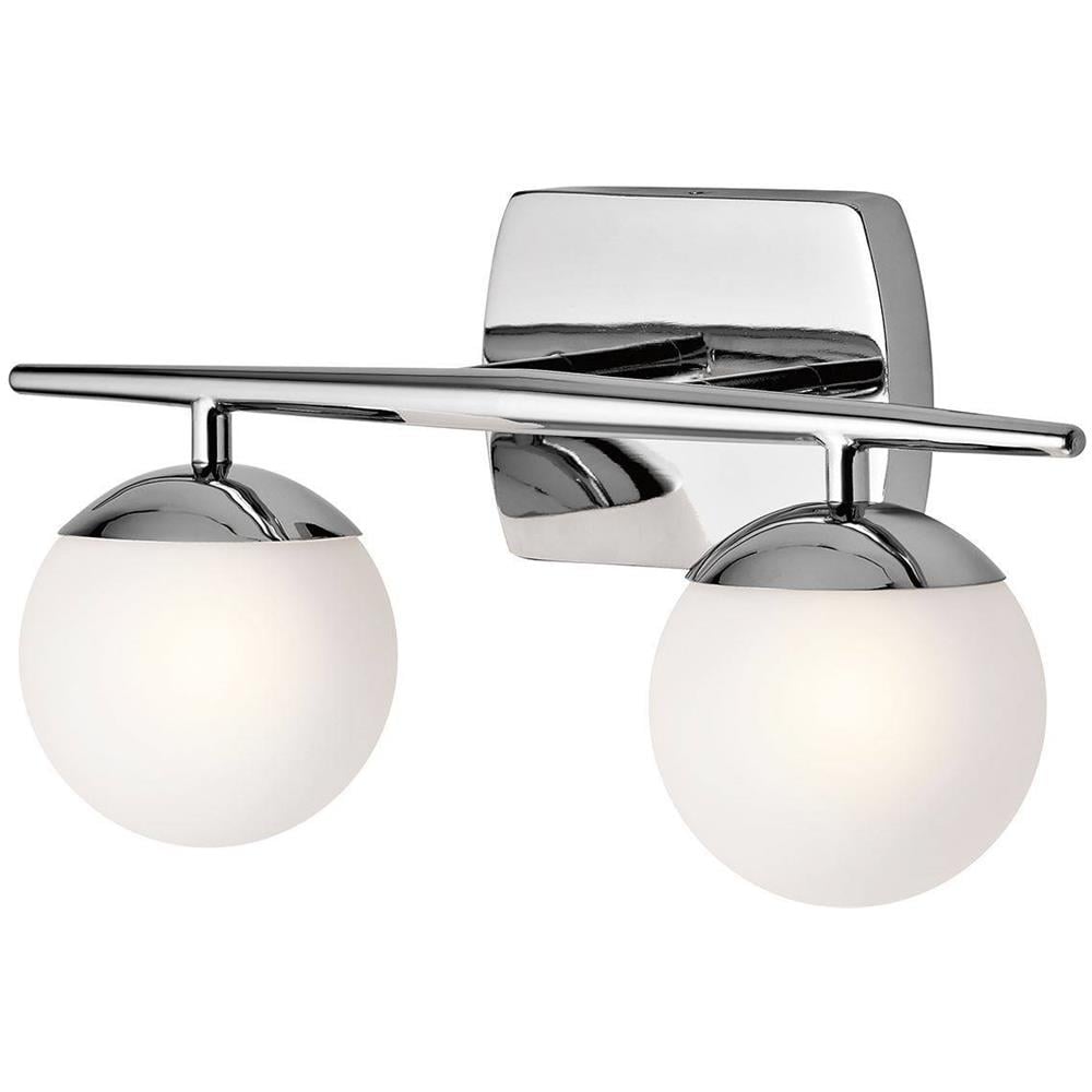 Applique Per Bagno A 2 Luci Cromo Lucido Ip44, G9 - Foto 1