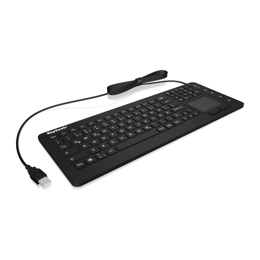 Tastiera USB KSK-6231 INEL  (Layout Tedesco) Colore Nero - Foto 1