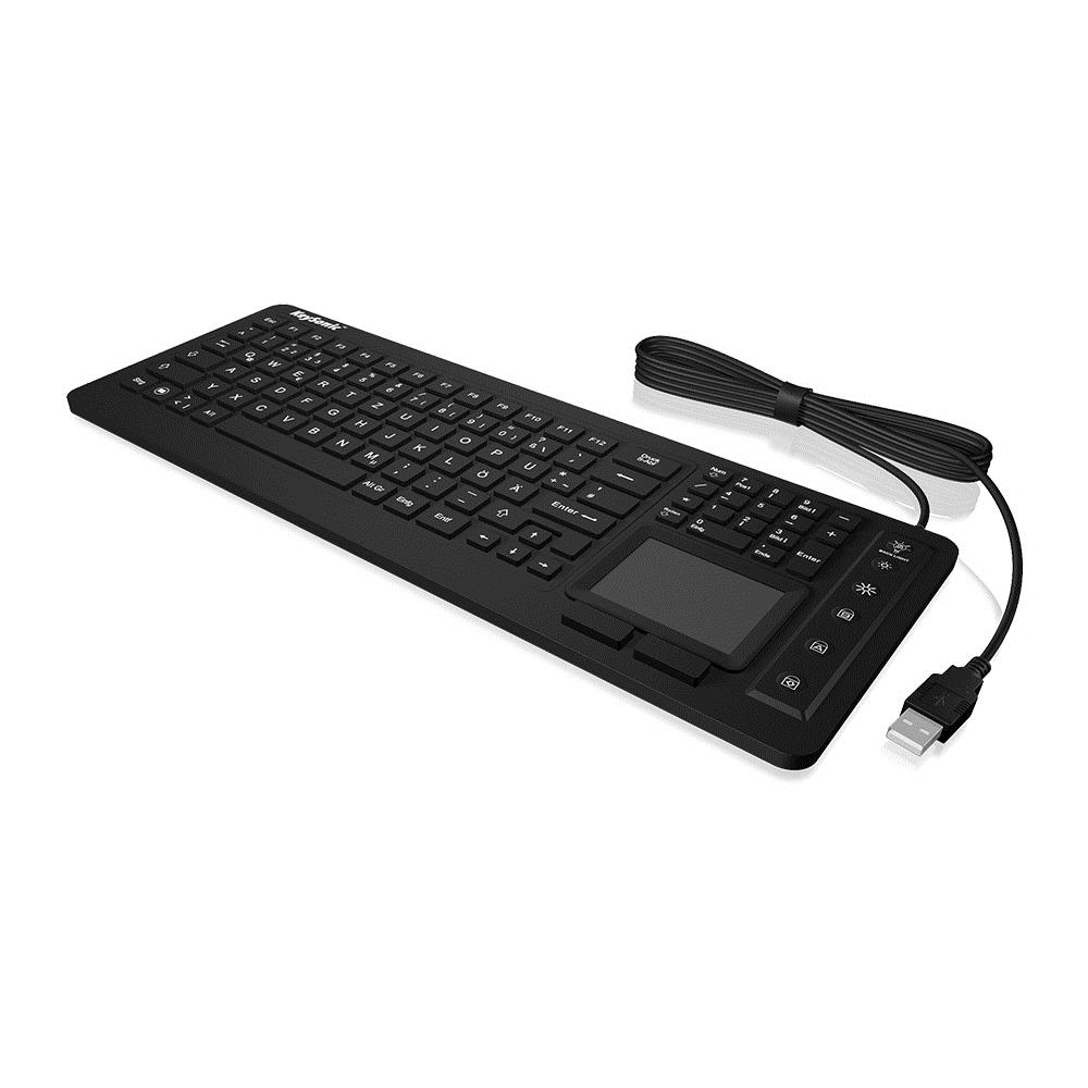 Tastiera USB KSK-6231 INEL  (Layout Tedesco) Colore Nero - Foto 2