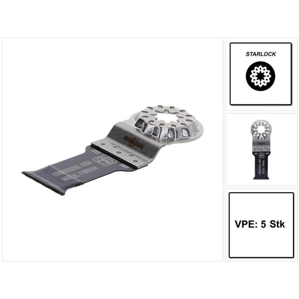 E-cut Universal Starlock Lama Da Taglio 55 X 28 Mm / Bimetal - 5 Pz. (63502222230) - Foto 1