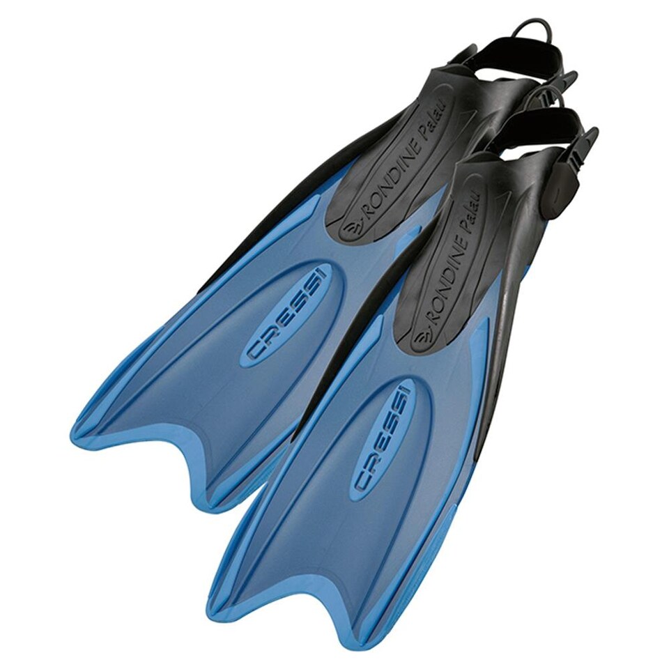 BECO Pinne Corte In Silicone Blu – Taglia 39-41, Con Canale Di Flusso E Bordi Rinforzati, Per Allenamento Nuoto, Con Borsa Rete