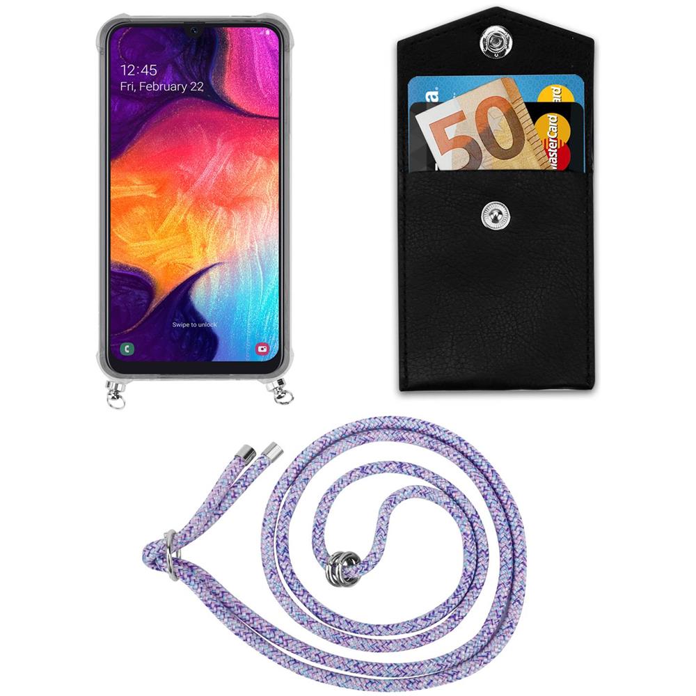 Catena Di Telefoni Cellulari Compatibile Con Samsung Galaxy A30s In Unicorn - Coperchio Protettivo In Silicone Con Anelli D'argento, Cinturino In Corda E Custodia Staccabile - Foto 8