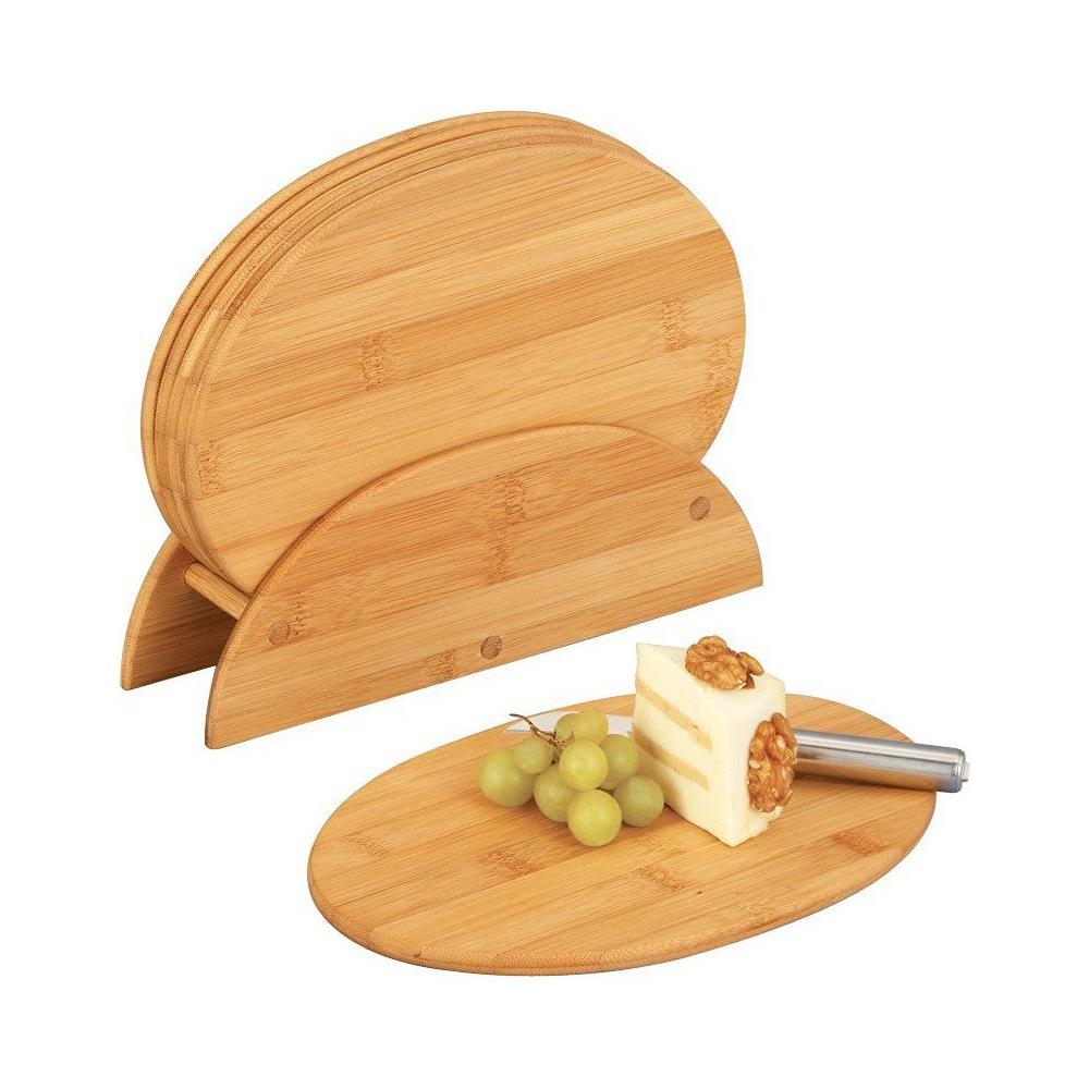 Tavole Da Cucina In Bambù + Rack, 7 Parti Complete, - Foto 1