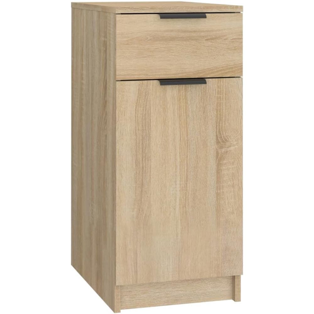 Armadietto Da Scrivania Rovere Sonoma 33,5x50x75 Cm Legno - Foto 2