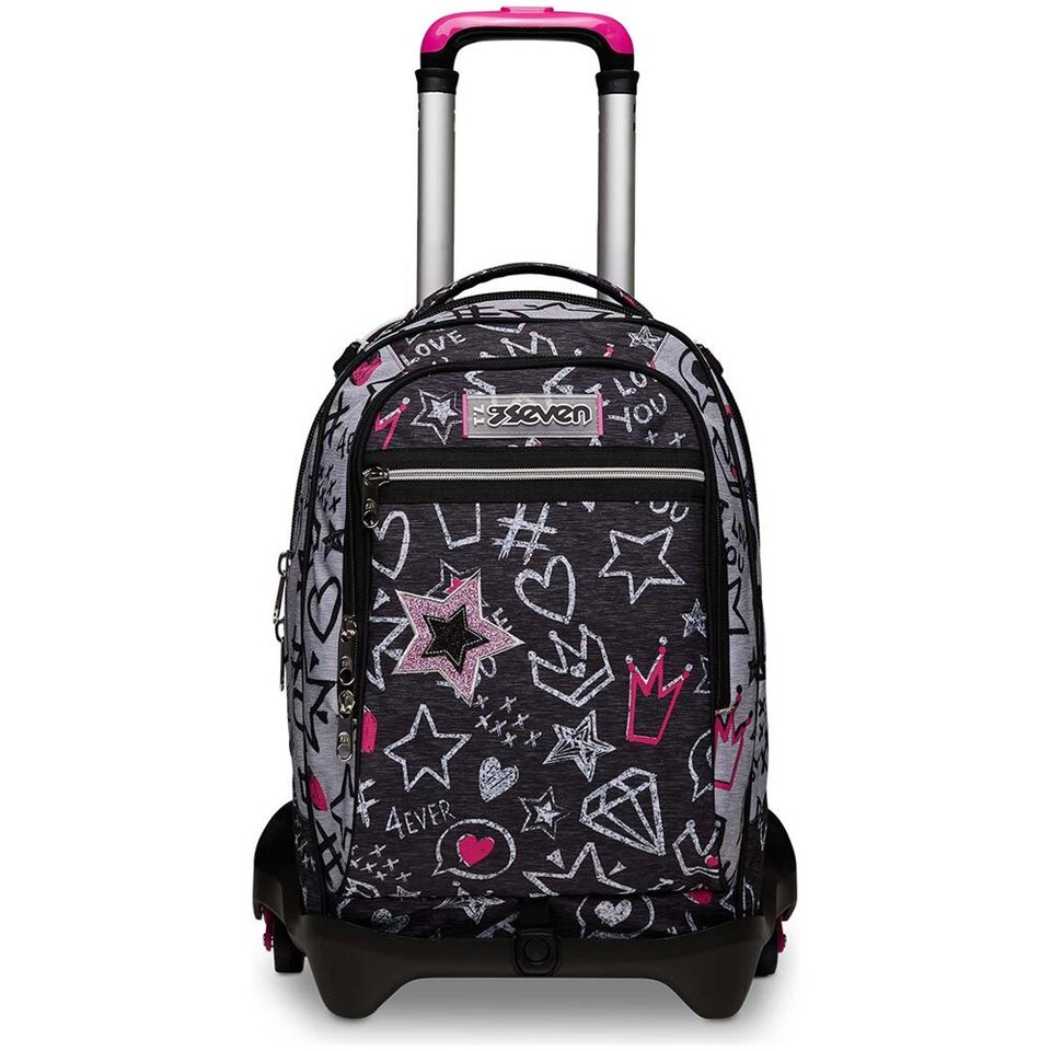 Zaino Marvel Avengers Chibi – Running PLUS Nero, 32L – Con Porta USB, Tasca Imbottita Per PC E Tasche Laterali, Impermeabile, Per Scuola E Viaggi