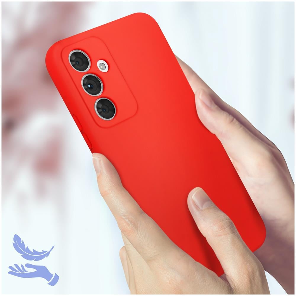 Cover Per Samsung A34 5g Semirigida Finitura Soft-touch Serie Fast Cover Rossa - Foto 5